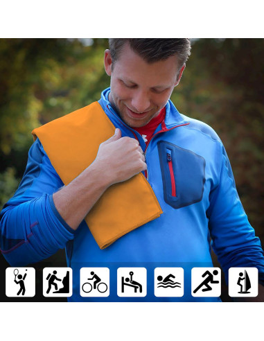 Ręcznik z mikrofibry EKEA pomarańcz 30 x 50 cm 2 szt Ręcznik z mikrofibry EKEA pomarańcz 30 x 50 cm 2 szt